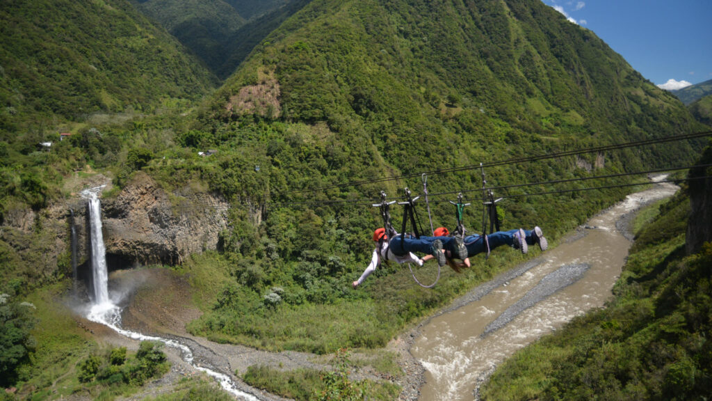 Baños Ziplining, best places to visit in Ecuador